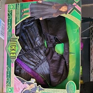 Wiked Elphaba Witch Kids Costume - Black and Purple